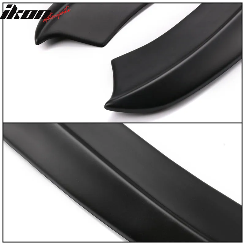 2015-2023 Dodge Charger Matte Black Rear Bumper Lip Aprons Pair PP