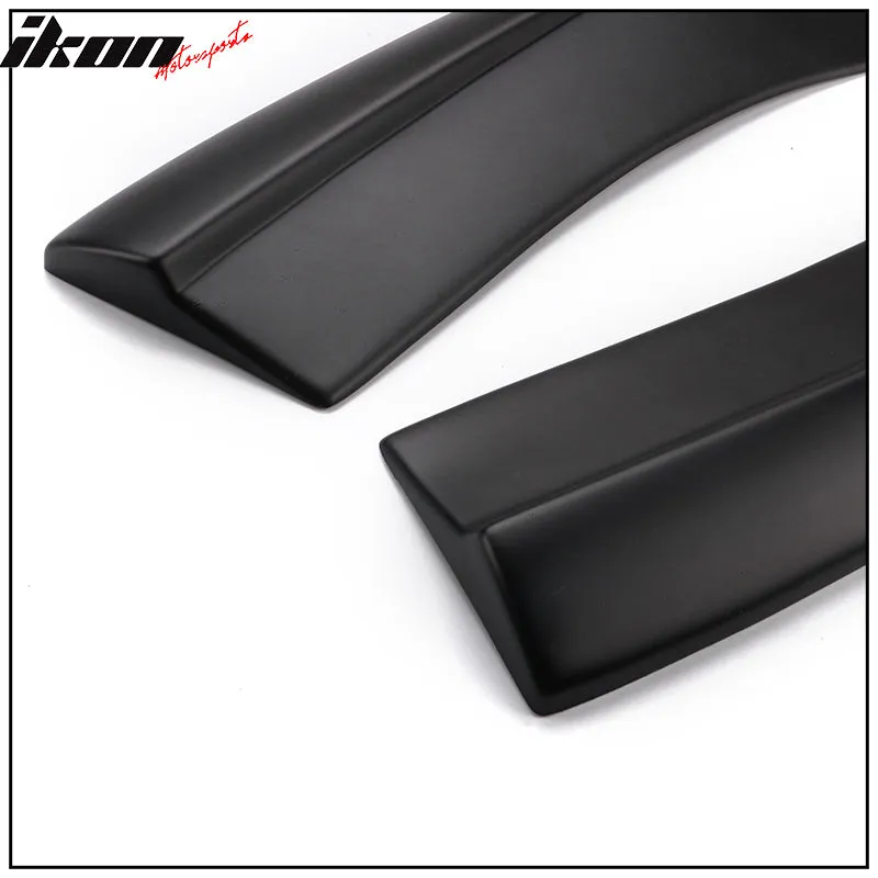 2015-2023 Dodge Charger Matte Black Rear Bumper Lip Aprons Pair PP