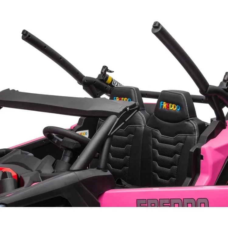 24V Freddo Toys Storm UTV 2 Seater Ride On - Pink