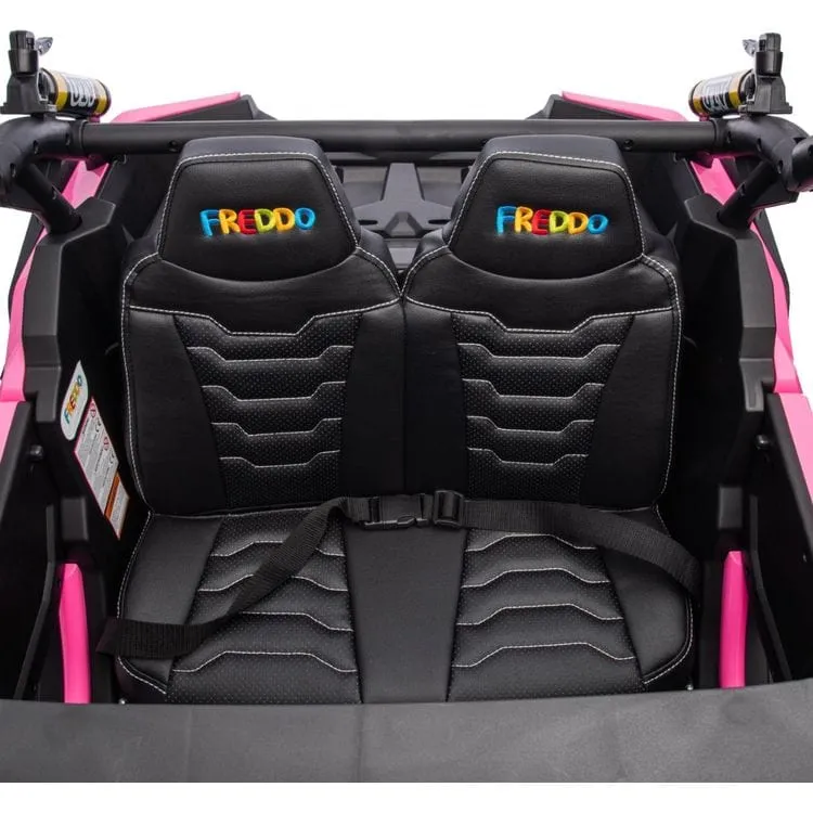 24V Freddo Toys Storm UTV 2 Seater Ride On - Pink