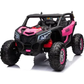 24V Freddo Toys Storm UTV 2 Seater Ride On - Pink