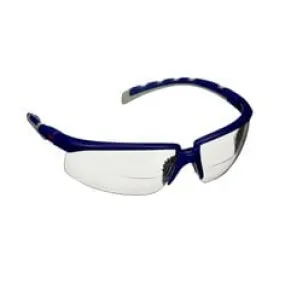 3M™ Solus™ 2000 Series, S2020AF-BLU, Blue/Gray Temples, Clear Reader  2.0 Anti-Fog/Anti-Scratch lens, 20 ea/Case