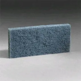 4.5" x 10" Blue Medium Duty Handheld Utility Scrub Pads - Case of 20