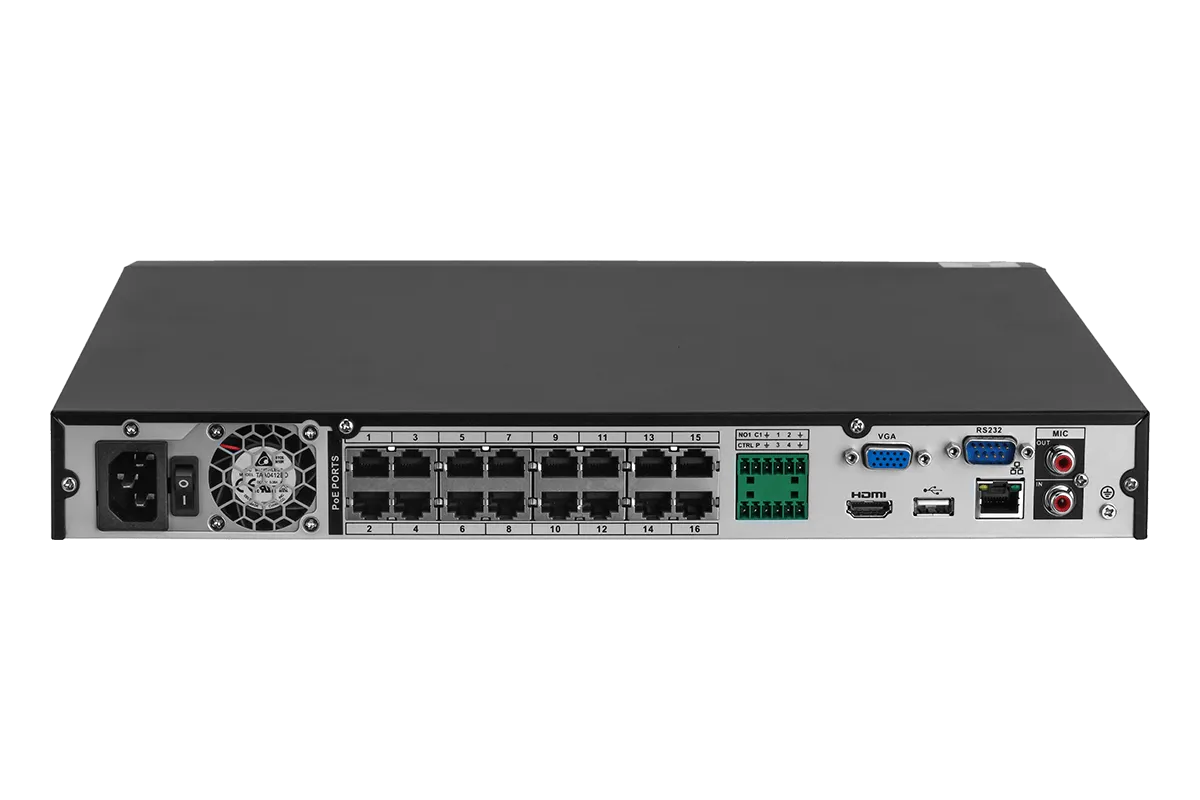 4K 16-Channel NVR with Smart Motion Detection, Voice Control and Fusion Capabilities