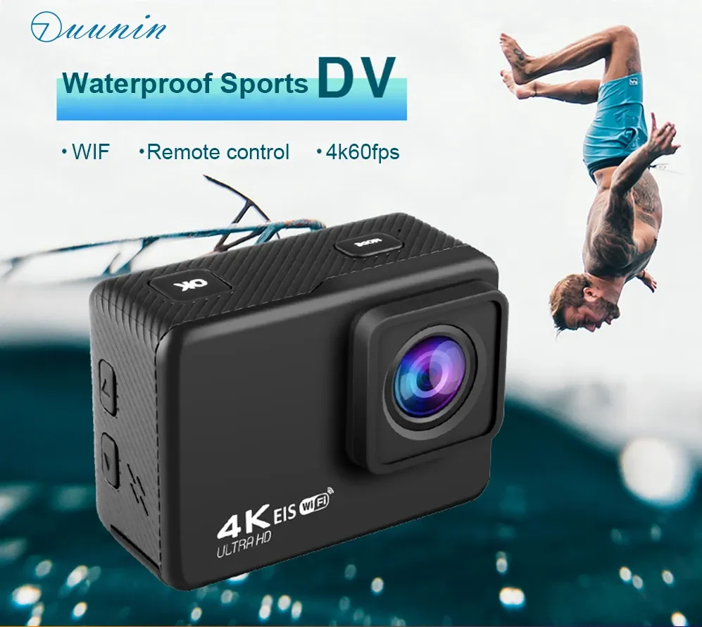 4K 60FPS HD Waterproof Wireless Sport Action Camera