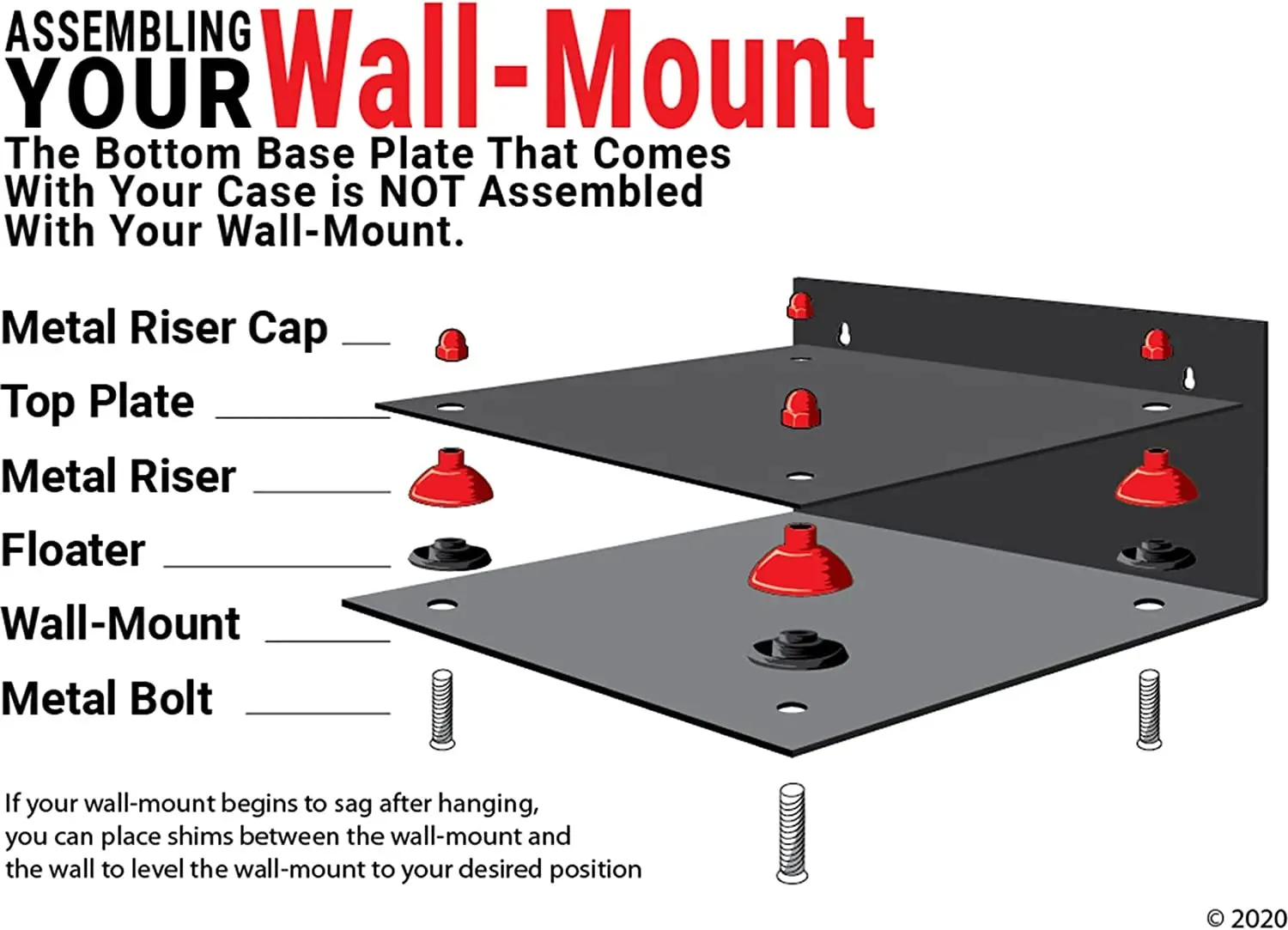 Acrylic Fireman's Helmet Display Case – Mirror Wall Mounts (A014/V60)