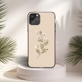 Aesthetic White Flower Case