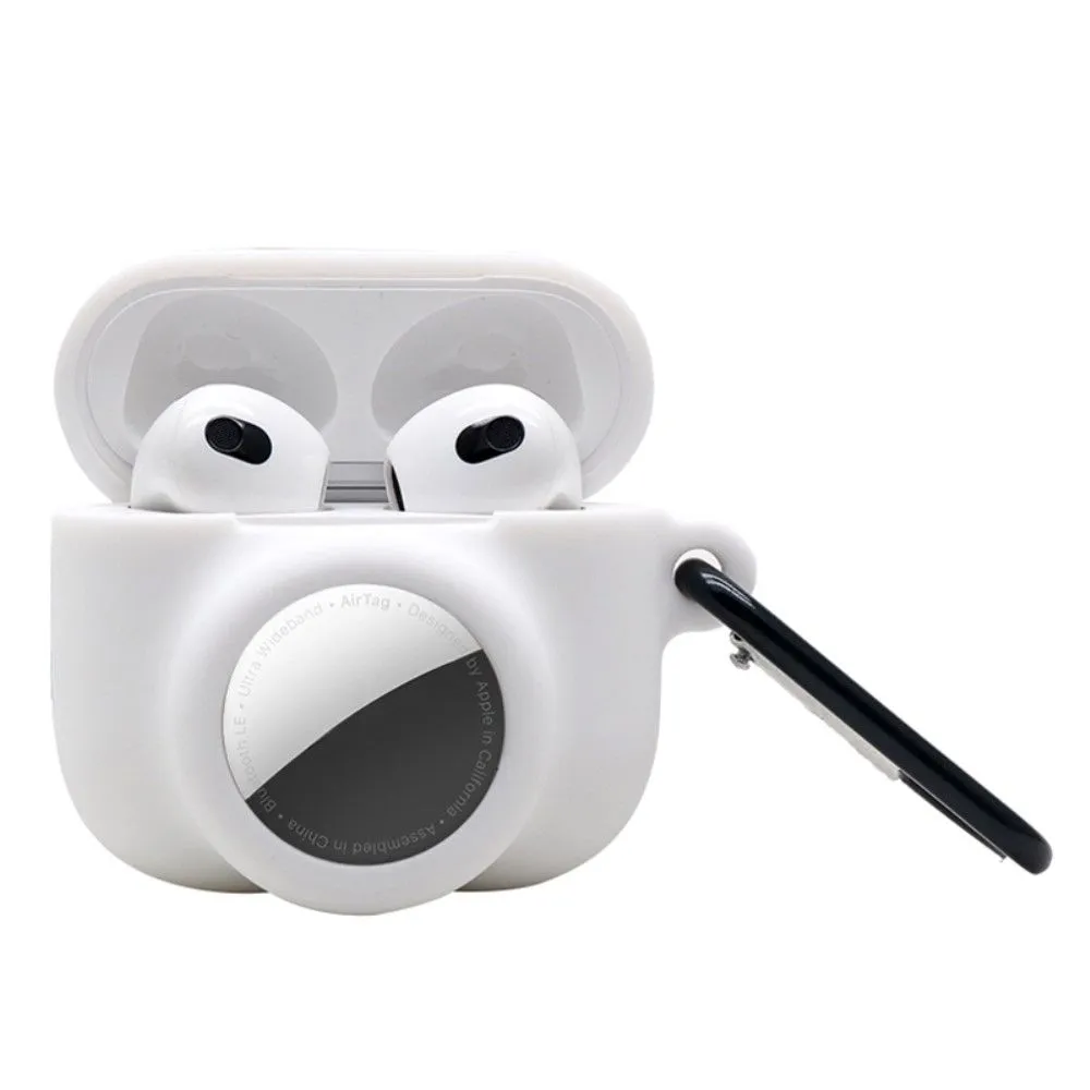 AirPods 3 / AirTag 2-in-1 silicone cover - White