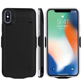 Apple iPhone X / 10 External Battery Case Backup Charger Power Bank 5000mAh Stand by Modes