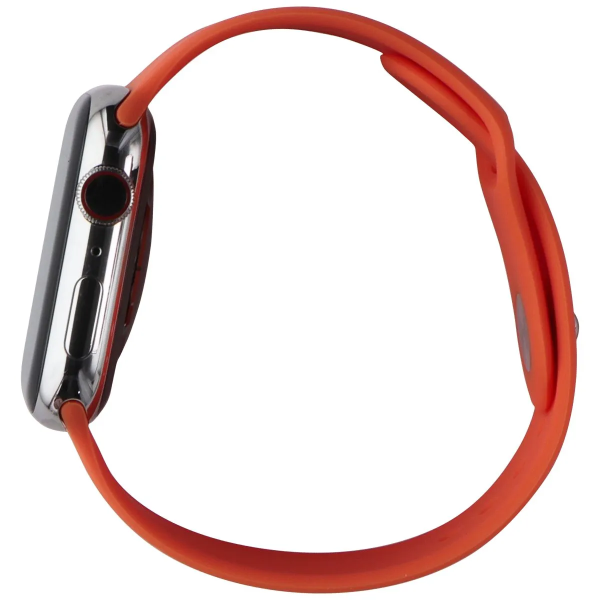 Apple Watch HERMES Series 7 (GPS   LTE) A2477 45mm Silver SS / Orange Sport Band