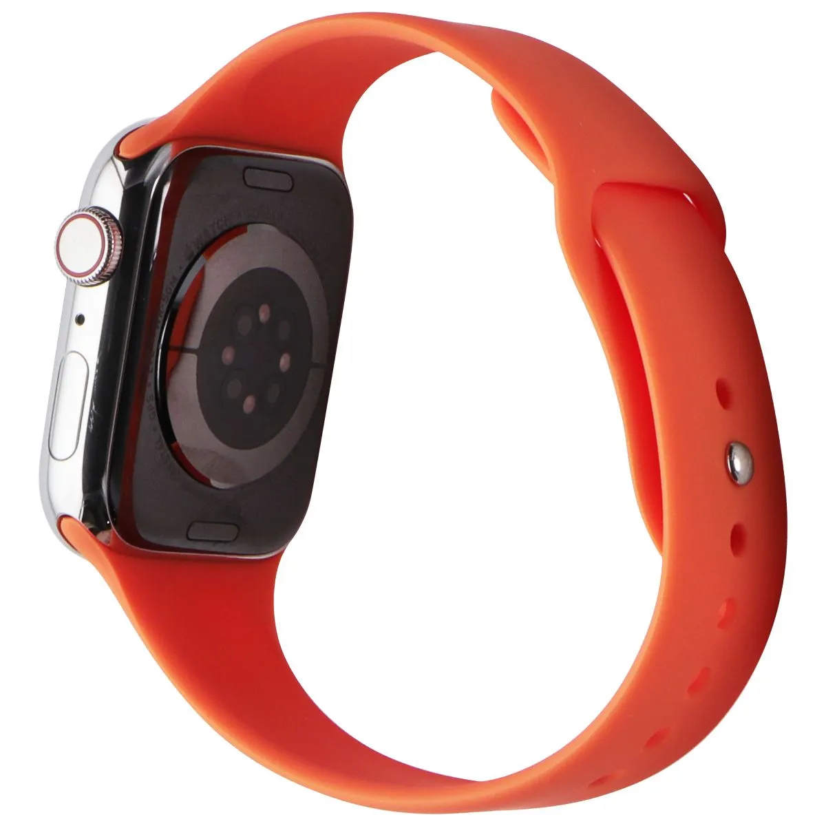 Apple Watch HERMES Series 7 (GPS   LTE) A2477 45mm Silver SS / Orange Sport Band