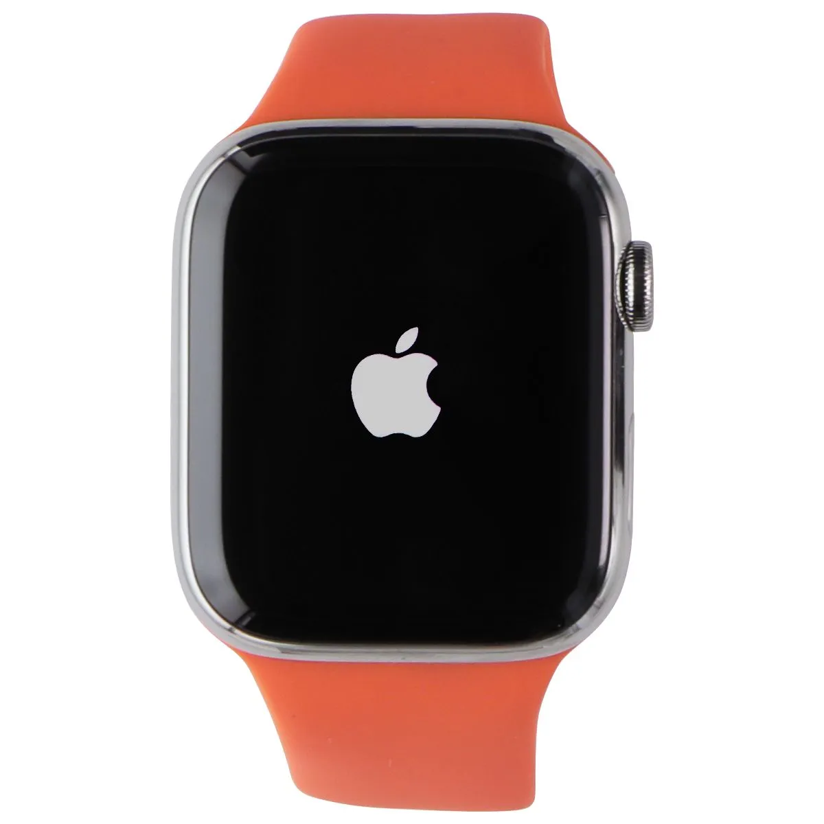 Apple Watch HERMES Series 7 (GPS   LTE) A2477 45mm Silver SS / Orange Sport Band