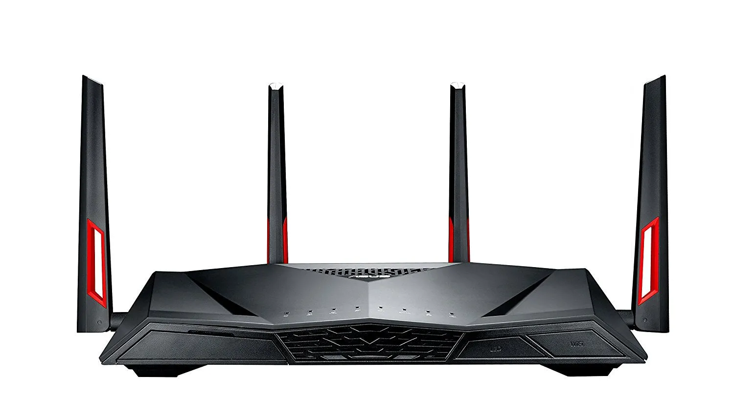 Asus Dsl-Ac88u Wireless Router Gigabit Ethernet Dual-Band (2.4 Ghz / 5 Ghz) Black, Red