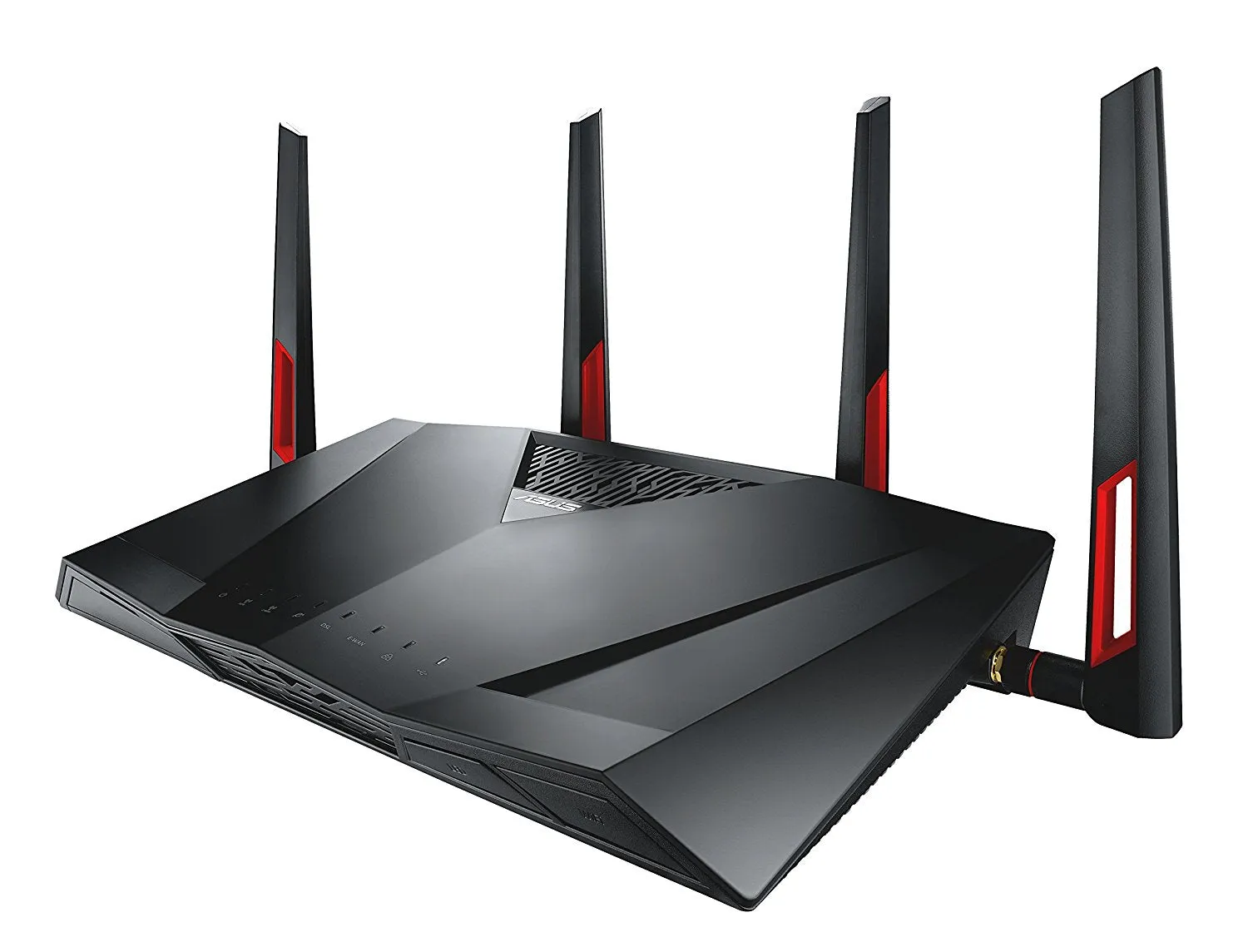 Asus Dsl-Ac88u Wireless Router Gigabit Ethernet Dual-Band (2.4 Ghz / 5 Ghz) Black, Red