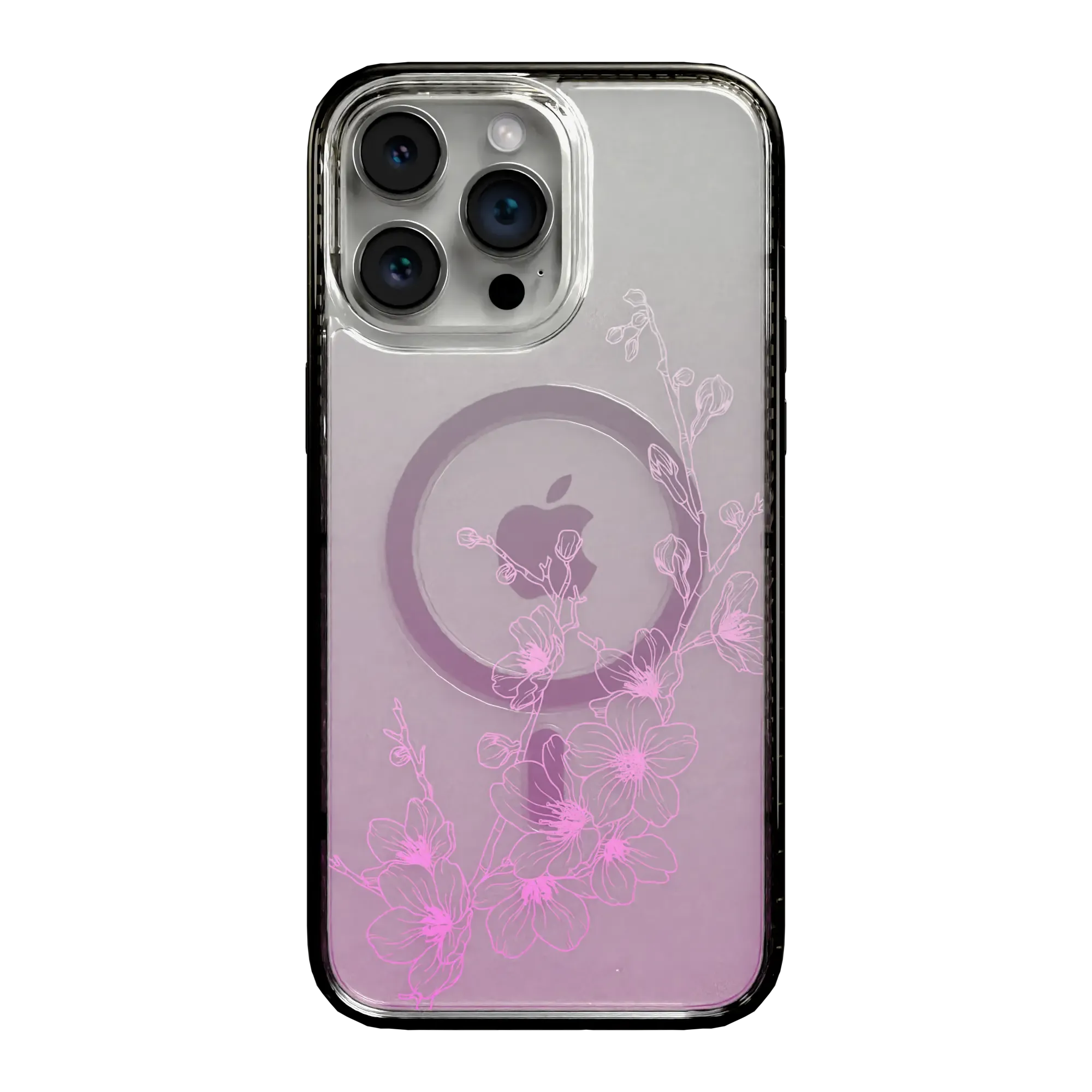 Ballet Blush | Protective MagSafe Case | Ombre Bouquet Collection for Apple iPhone 15 Series