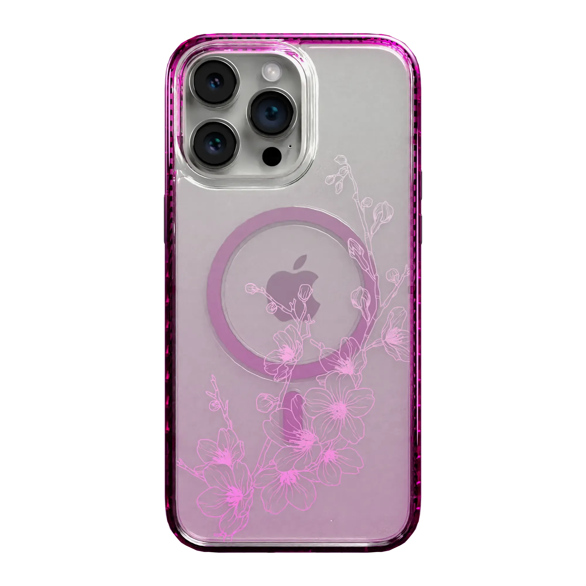 Ballet Blush | Protective MagSafe Case | Ombre Bouquet Collection for Apple iPhone 15 Series