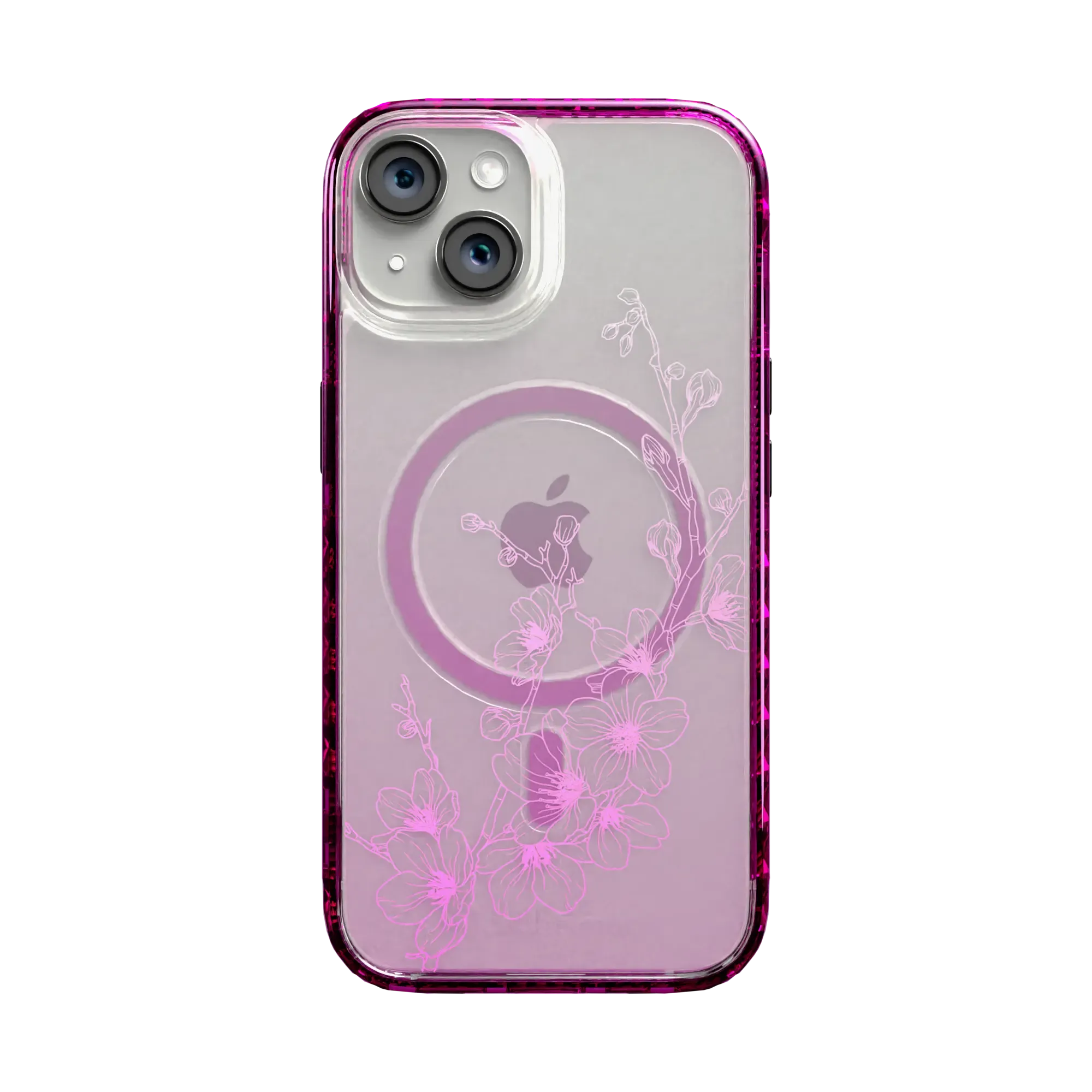 Ballet Blush | Protective MagSafe Case | Ombre Bouquet Collection for Apple iPhone 15 Series