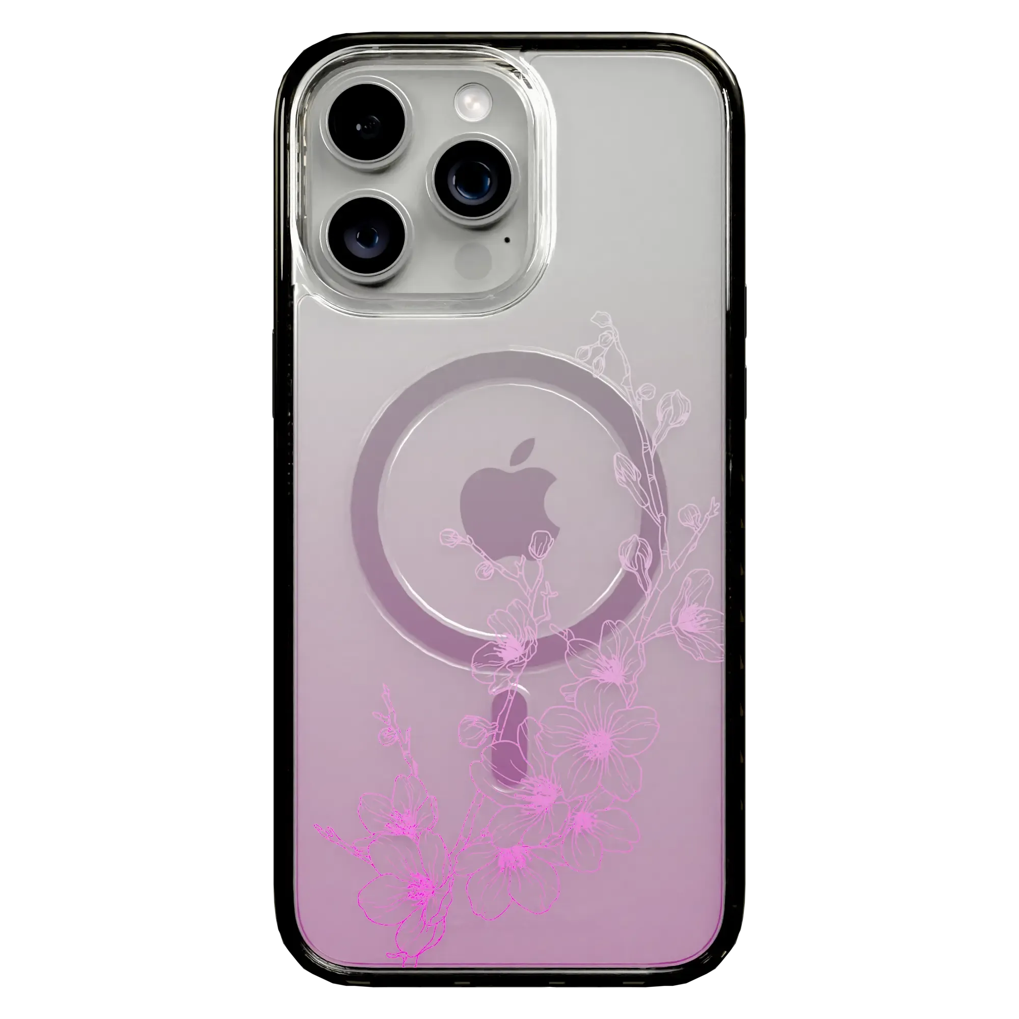 Ballet Blush | Protective MagSafe Case | Ombre Bouquet Collection for Apple iPhone 15 Series