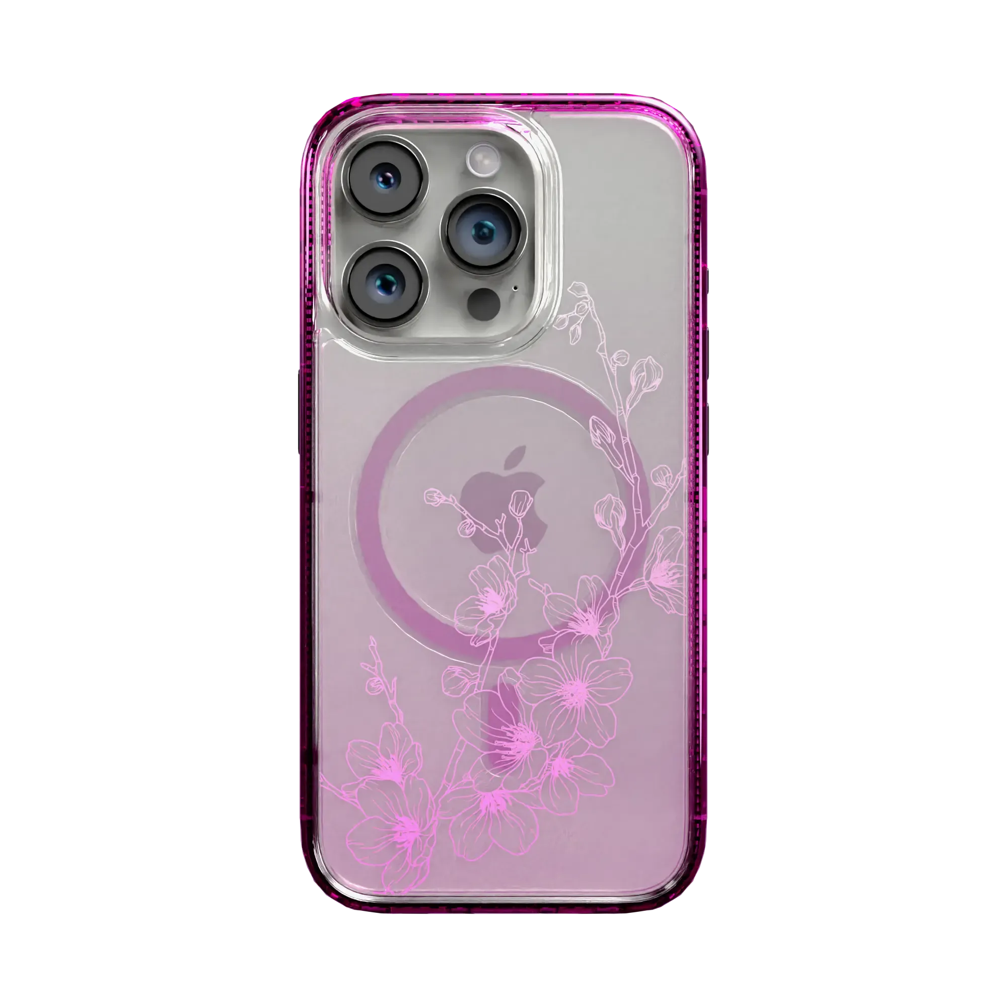 Ballet Blush | Protective MagSafe Case | Ombre Bouquet Collection for Apple iPhone 15 Series