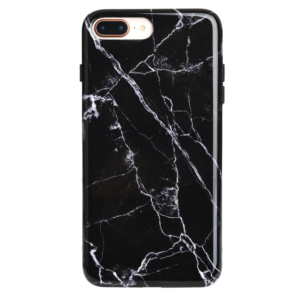 Black Marble iPhone Case