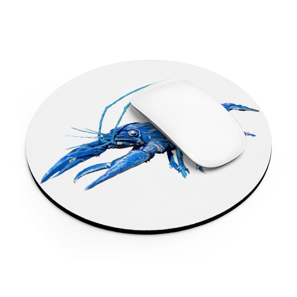 Blue Crawfish Mouse Pad