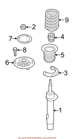 BMW Coil Spring – Front 31337847700