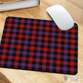 Broun Modern Tartan Mouse Pad