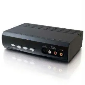 C2g 4x2 S-video   Composite Video   Stereo Audio Selector Switch