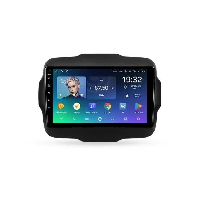 Car Dealz Premium Advanced 4G Data Model 10.2" Android 12.0 For Jeep Renegade 2014 - 2018 In Dash Plus OEM Fascia