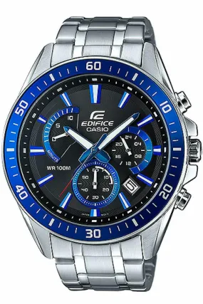 Casio Edifice EFR-552D-1A2 Chronograph Stainless Steel Strap Watch For Men