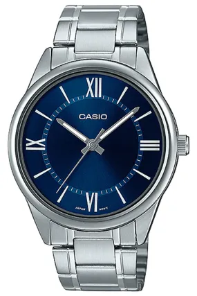 Casio MTP-V005D-2B5 Silver Stainless Strap Watch for Men