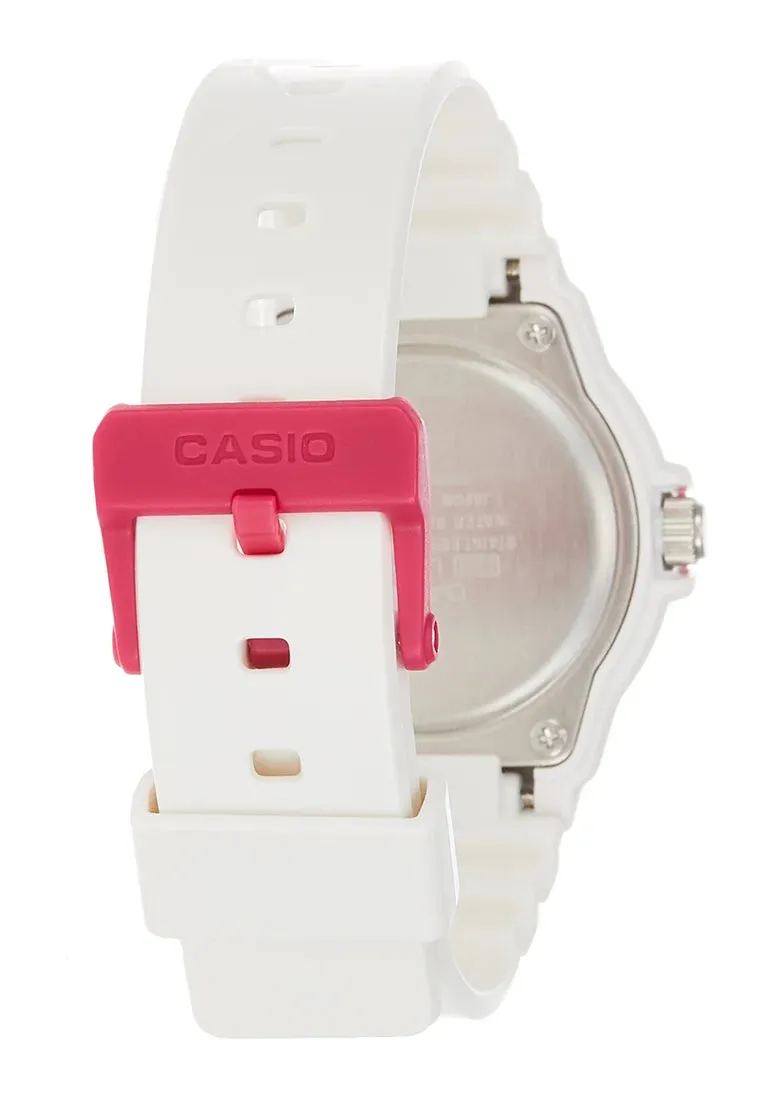 Casio Women's Watch Analogue White Pink LRW-200H-4BVDF