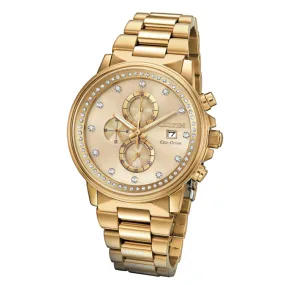 CITIZEN Eco-Drive Dress/Classic Eco Crystal Eco Mens Stainless Steel