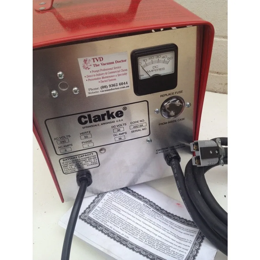 Clarke 36 Volt 35 Ampere Battery Charger For Floor Scrubber And Sweeper NLA