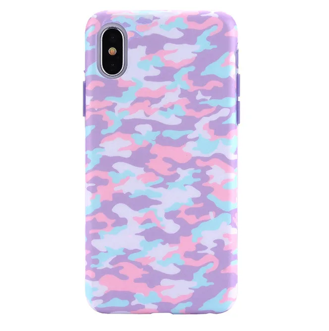 Cotton Candy Camo iPhone Case