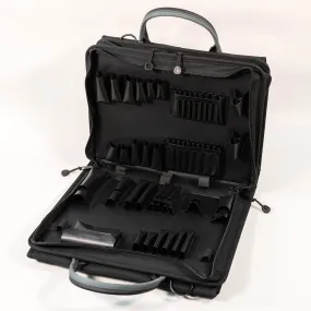 Crawford 277-BLK Zipper Tool Case Two Compartment Double-Sided 17" x 12-1/2" x 5-1/2"