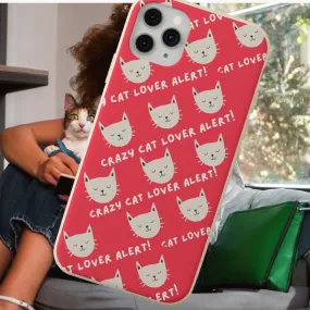 Crazy Cat Lover, Biodegradable IPhone Case