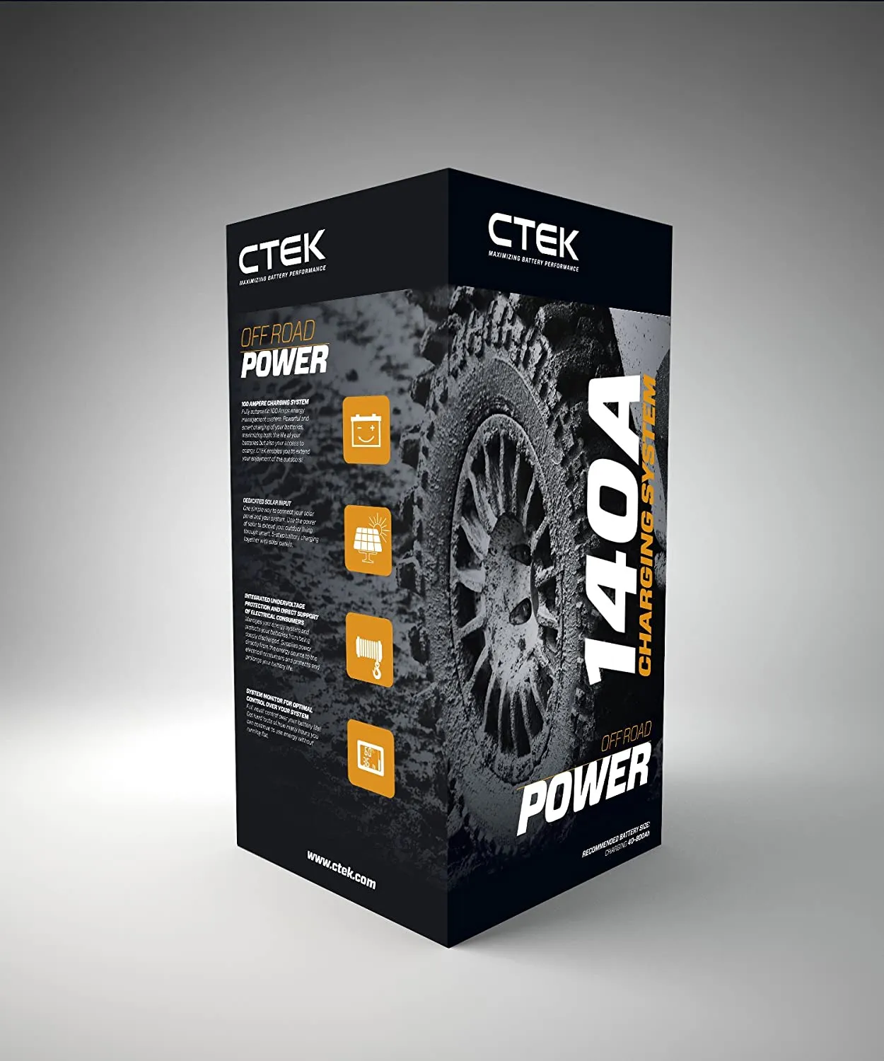 CTEK Battery Charger - 140A Off Road Bundle [D250SA, Smart Pass 120 & Battery Monitor] 40-257