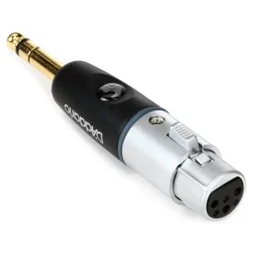 D'Addario XLR Female - 1/4" Male Stereo Adaptor