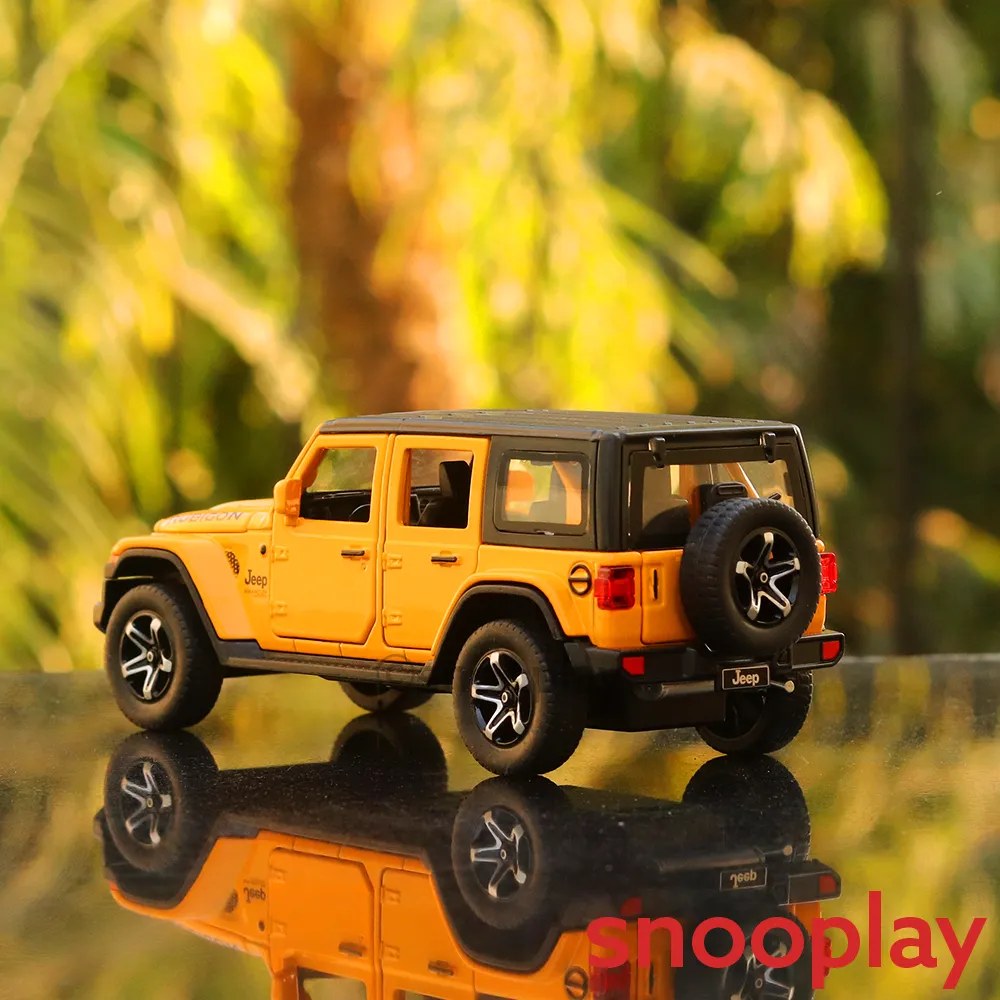 Diecast SUV resembling Jeep (3205) with Light & Sound - Scale Model 1:32 (Assorted Colours)