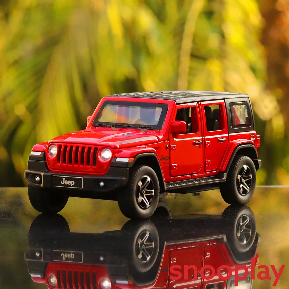 Diecast SUV resembling Jeep (3205) with Light & Sound - Scale Model 1:32 (Assorted Colours)