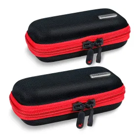 Earphone Hard Carrying Case Wide - 2 Pack