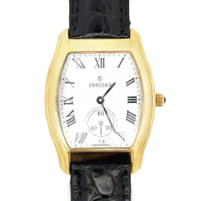 Estate 18K Yellow Gold Concord Watch