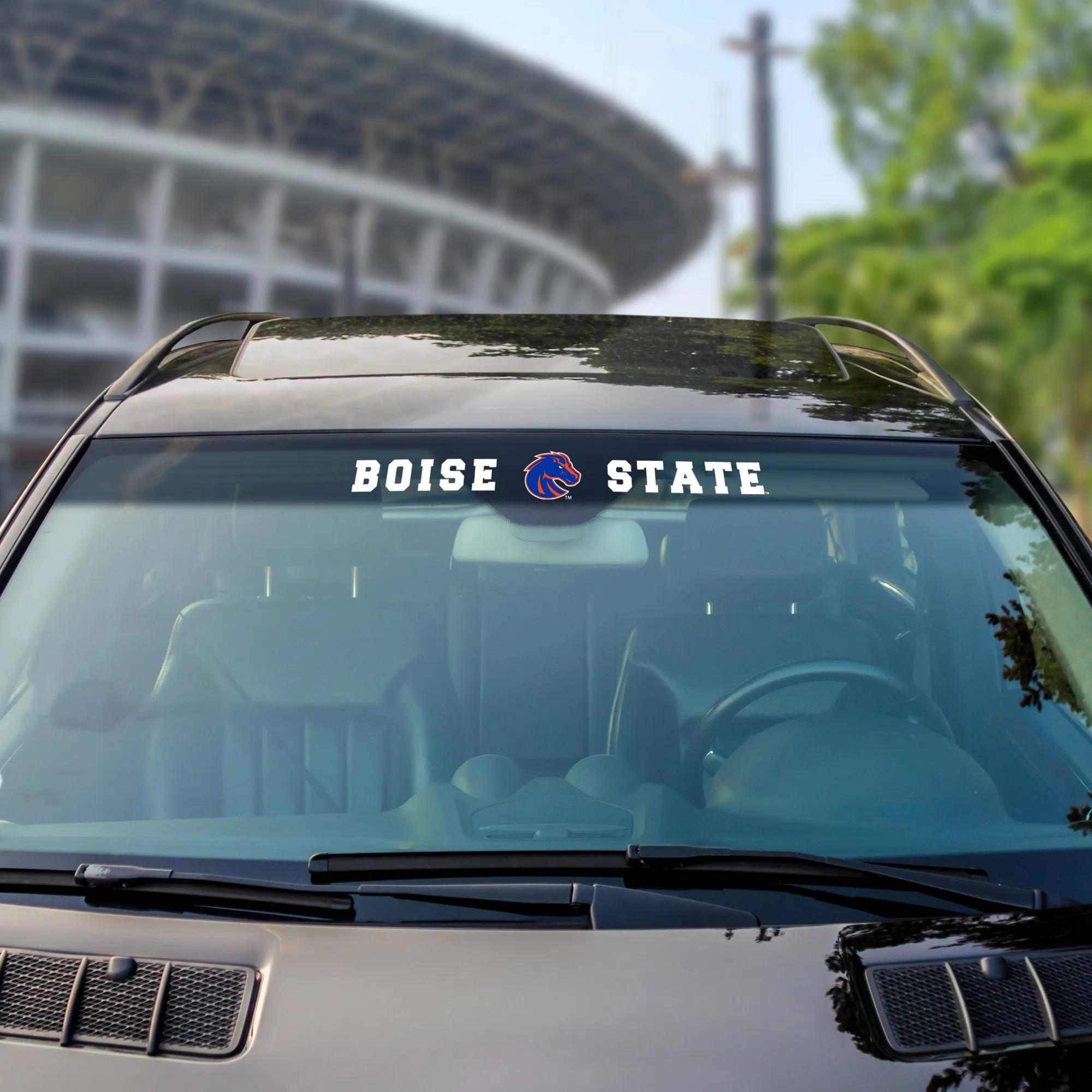 Fanmats Boise State Broncos Sun Stripe Windshield Decal 3.25" x 34"