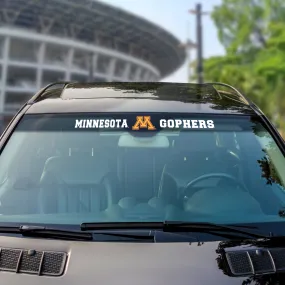 Fanmats Minnesota Golden Gophers Sun Stripe Windshield Decal 3.25" x 34"