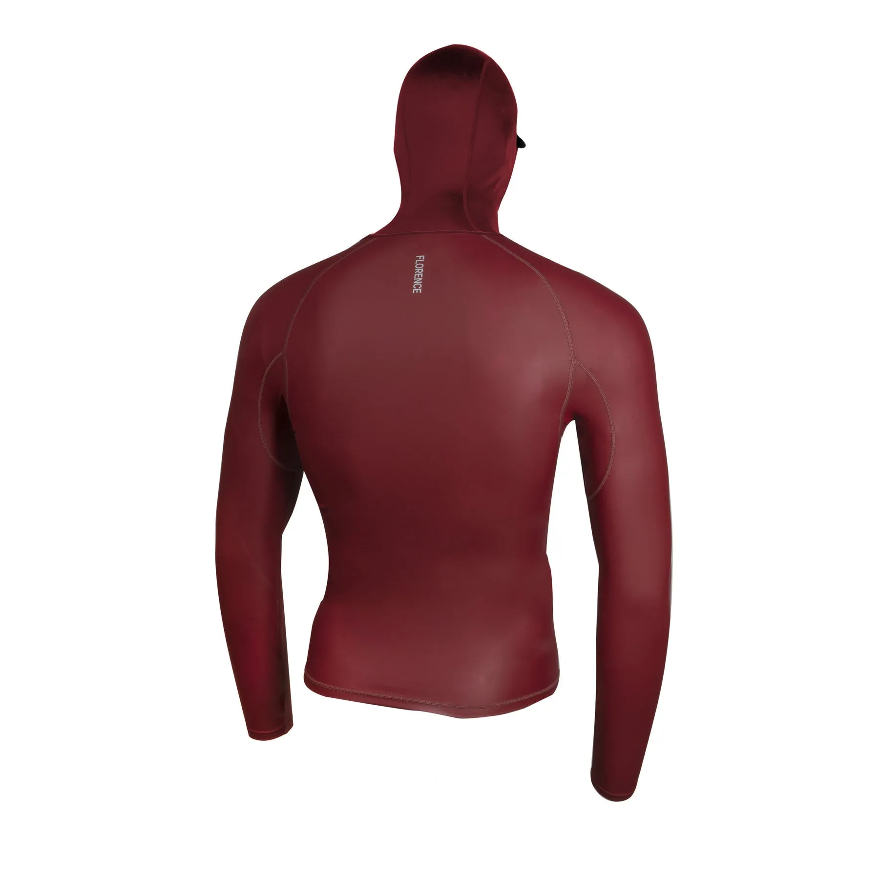 Florence Marine X Windshield Hooded L/S Rashguard-Maroon