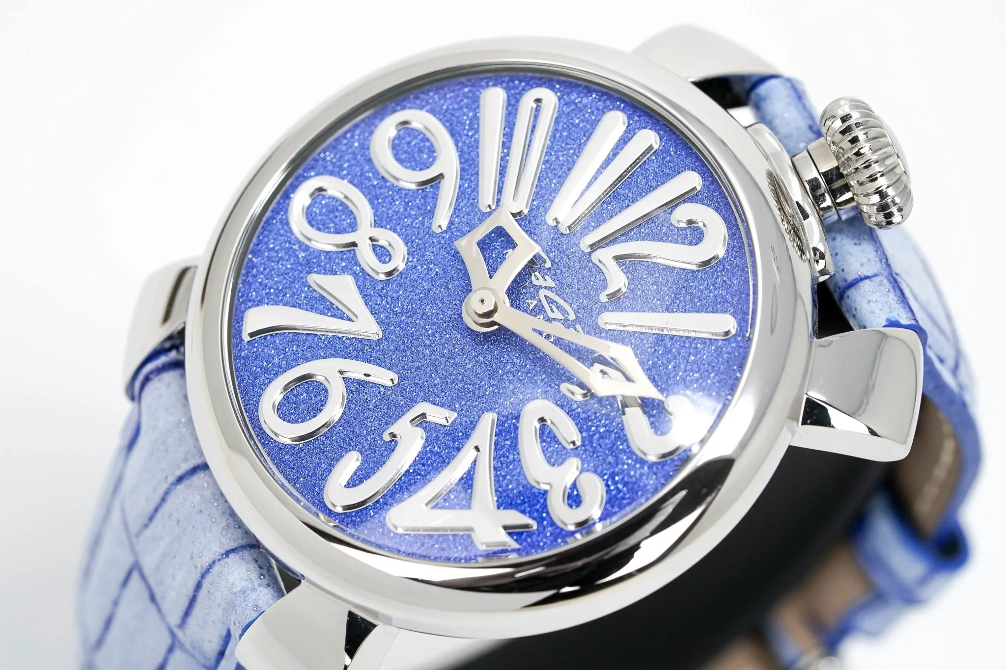 GaGà Milano Ladies Watch Manuale 40mm Stardust Blue 5220.01BLUE