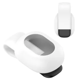 Garmin Running Dynamics Pod silicone cover with steel clip - White