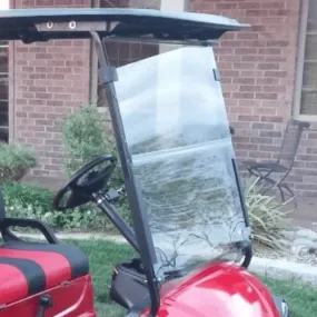 GCS™ Yamaha Drive2 (2017 and Newer) Tinted Golf Cart Folding Windshield