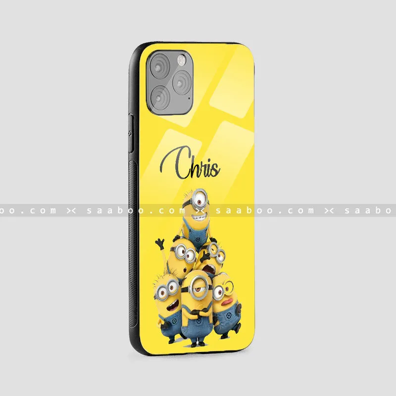 Glossy Protective Case With Group Minion Name